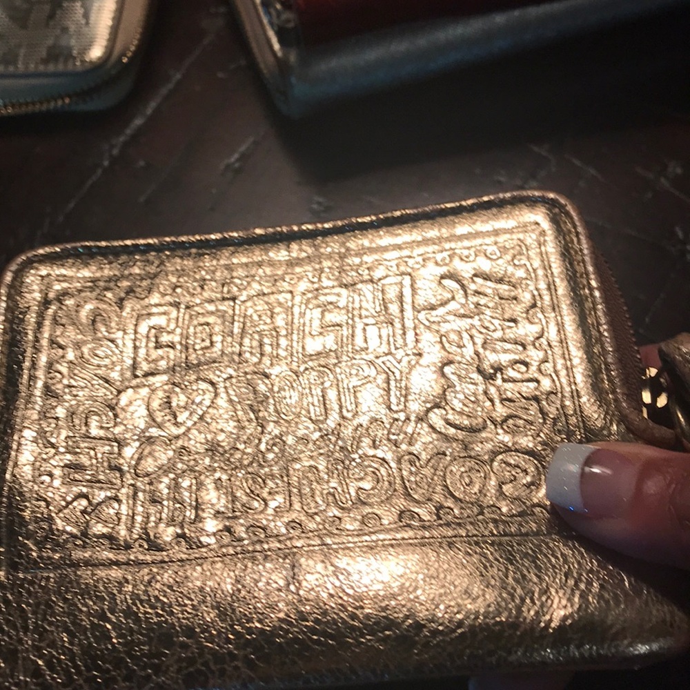 Coach “poppy” wristlet